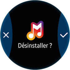 Gear S2: Installer, personnaliser ou désinstaller une application (SM-R720)