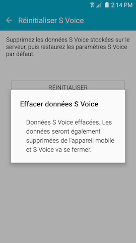 Galaxy S6: S voice (SM-G920W)