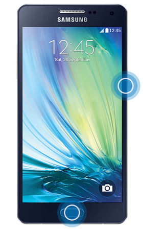 Galaxy A5: Réaliser une capture d’écran (SM-A500W)