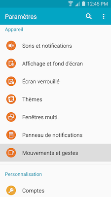 Galaxy A5: Réaliser une capture d’écran (SM-A500W)