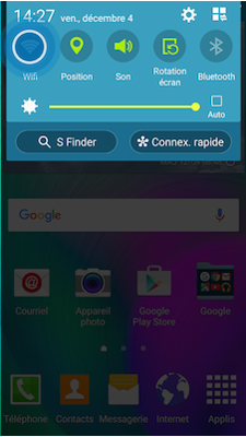 Lorsque la fonction Wi-Fi est active, votre appareil va rechercher et tenter de se connecter à un point d'accès auquel vous vous êtes déjà connecté