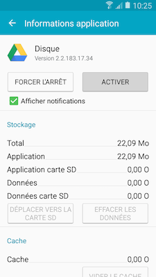 Galaxy A5: Désinstaller ou désactiver des applications (SM-A500W)