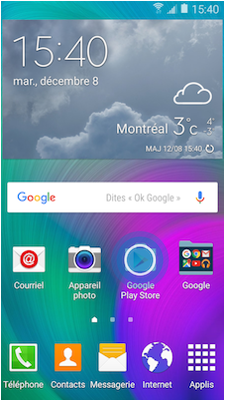 Galaxy A5: Google Play Store (SM-A500W)