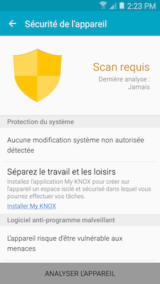 Galaxy A5: Smart Manager (SM-A500W)