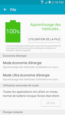 Galaxy A5: Smart Manager (SM-A500W)