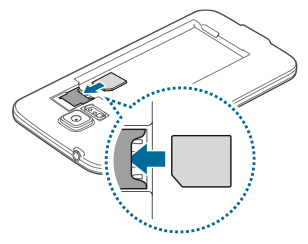 Galaxy S5 Neo: Insérer une carte SIM ou la retirer (SM-G903W)