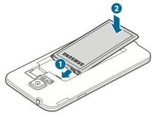 Galaxy S5 Neo: Insérer une carte SIM ou la retirer (SM-G903W)