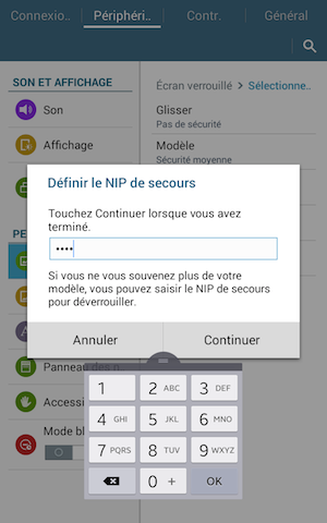 Verrouillage 11