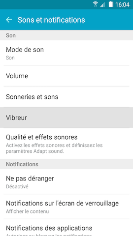 Grand Prime: Modifier le son émis par une notification (SM-G530W)