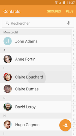 Galaxy S6: Attribuer une sonnerie différente à chaque contact (SM-G920W)