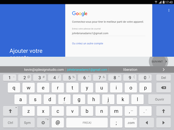 Galaxy Tab S2: Sauvegarder les données (SM-T710 ou SM-T810)