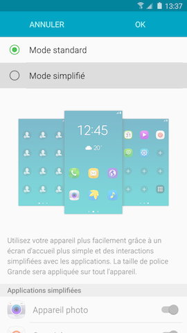 Mode simplifié 2