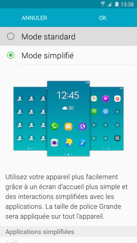Mode simplifié 9