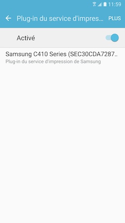 Galaxy S7: Imprimer un document (SM-G930W)