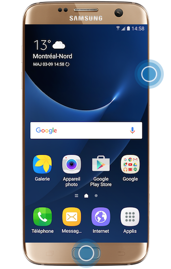 Galaxy S7: Réaliser une capture d’écran (SM-G930W)