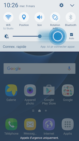 Galaxy S7: Luminosité et délai de mise en veille de l’écran (SM-G930W)