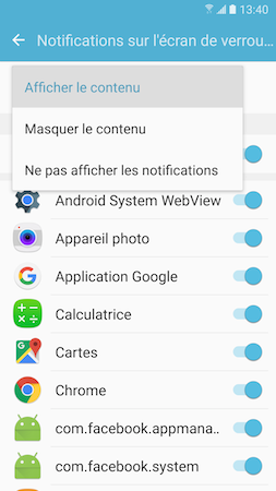 Galaxy S7 S7 Edge Comment Modifier Les Notifications Sur L Ecran De Verrouille Samsung Support Suisse
