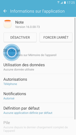 Galaxy S7: Vider le cache ou effacer les données d'une application (SM-G930W)