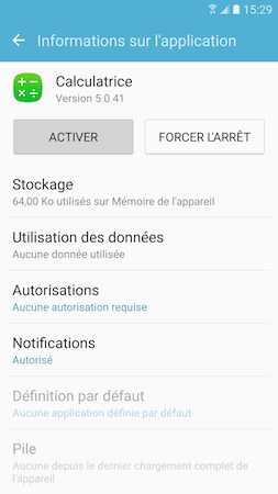Comment désinstaller ou désactiver des applications présentes sur mon Samsung Galaxy S7?