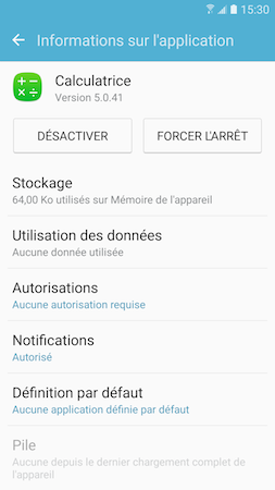 Comment désinstaller ou désactiver des applications présentes sur mon Samsung Galaxy S7?