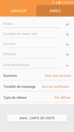 Galaxy S7: Utiliser un extrait musical en tant que sonnerie (SM-G930W)