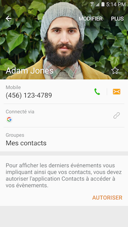 Galaxy S7: Utiliser un extrait musical en tant que sonnerie (SM-G930W)