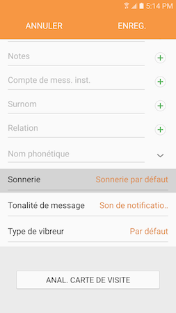 Galaxy S7: Utiliser un extrait musical en tant que sonnerie (SM-G930W)