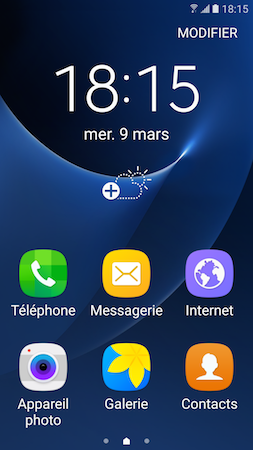 Comment activer ou désactiver le Mode simplifié sur mon Samsung Galaxy S7?