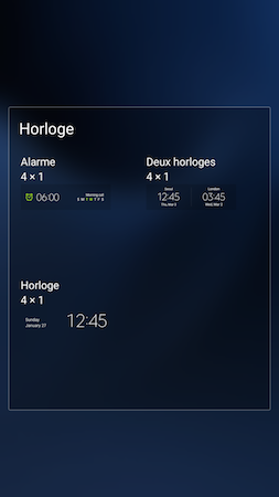 Galaxy S7: Ajouter un widget sur un écran d'accueil (SM-G930W)