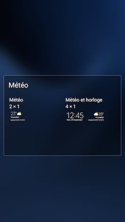 Galaxy S7: Ajouter le widget Météo et Horloge sur l'écran d'accueil (SM-G930W)