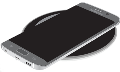 Galaxy S7: Charger l'appareil utilisant un chargeur sans fil (SM-G930W)