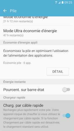 Galaxy S7: Charger l'appareil utilisant un chargeur sans fil (SM-G930W)