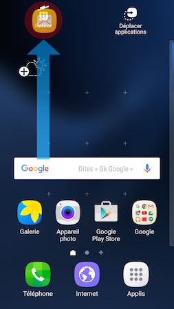 Galaxy S7: Utiliser et personnaliser la barre de favoris (SM-G930W)