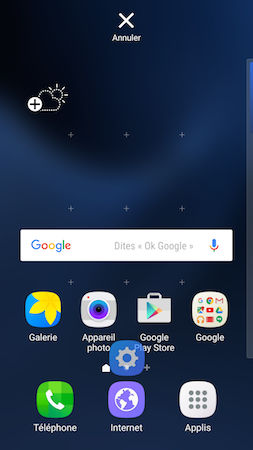 Galaxy S7: Utiliser et personnaliser la barre de favoris (SM-G930W)