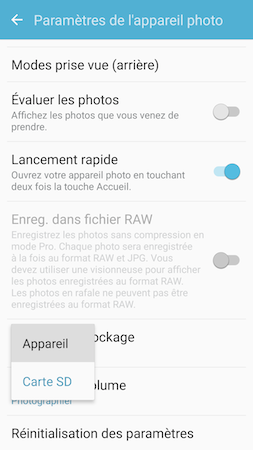 Galaxy S7: Gérer les photos et les vidéos (SM-G930W)