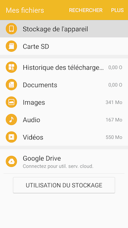 Galaxy S7: Gérer les photos et les vidéos (SM-G930W)