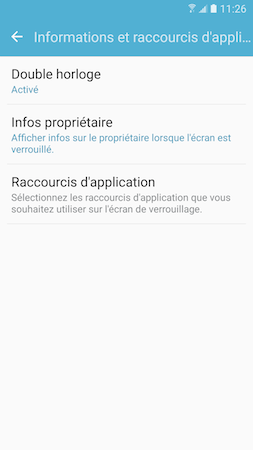 Galaxy S7: Modifier le type de verrouillage de l'écran (SM-G930W)
