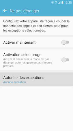 Galaxy S7: Alarme de réveil (SM-G930W)