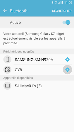 Galaxy S7: Activer et utiliser le Bluetooth (SM-G930W)