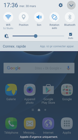 Galaxy S7: Mode privé (SM-G930W)