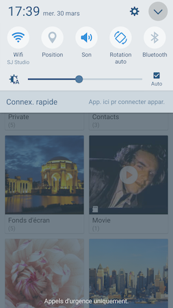 Galaxy S7: Mode privé (SM-G930W)