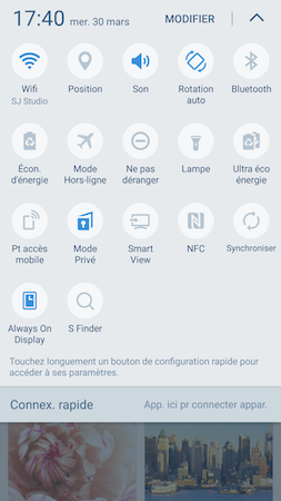 Galaxy S7: Mode privé (SM-G930W)