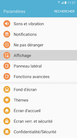 Galaxy S7: Voyant DEL (SM-G930W)