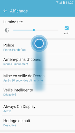 Galaxy S7: Voyant DEL (SM-G930W)