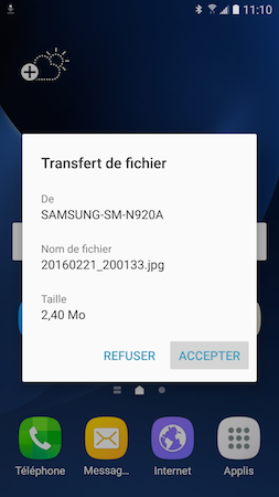 Galaxy S7: Activer et utiliser le Bluetooth (SM-G930W)