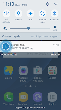 Galaxy S7: Activer et utiliser le Bluetooth (SM-G930W)