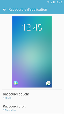 Galaxy S7: Épingler des applications sur l'écran de verrouillage (SM-G930W)