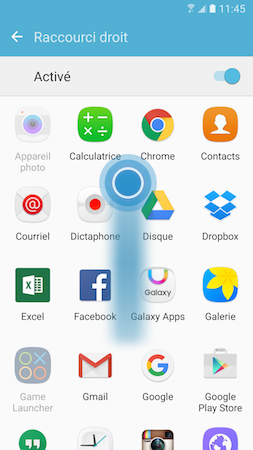 Galaxy S7: Épingler des applications sur l'écran de verrouillage (SM-G930W)