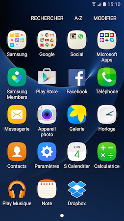 Galaxy S7: Utiliser Game Launcher et Game Tools pour jouer à des jeux vidéos (SM-G930W)