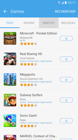 Galaxy S7: Utiliser Game Launcher et Game Tools pour jouer à des jeux vidéos (SM-G930W)